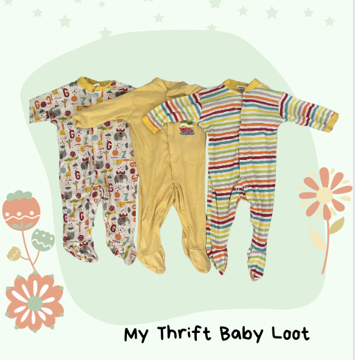 Preloved newborn baby rompers (0-3 months)